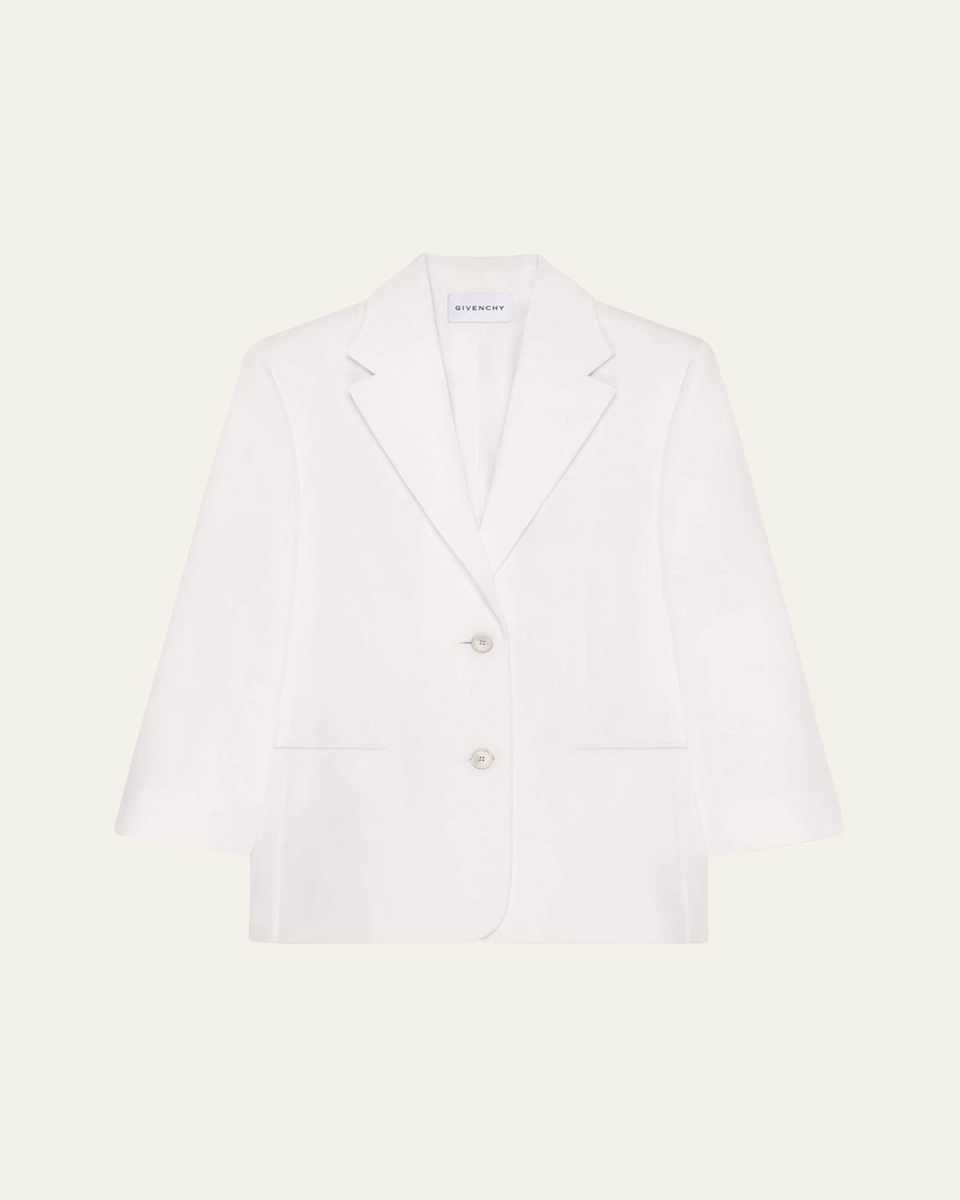 Wool Two-Button Blazer